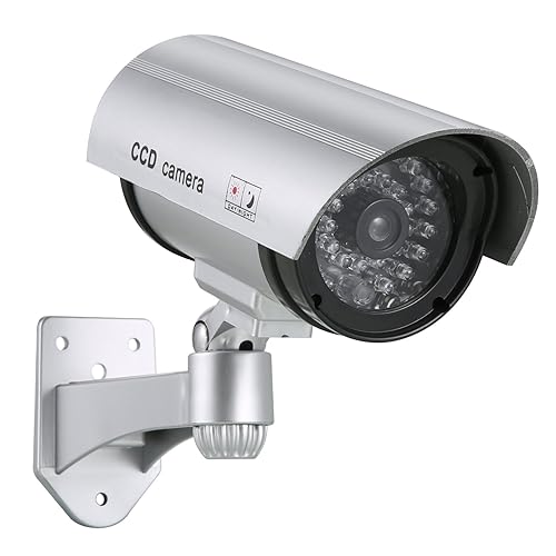 SANNCE CCTV Fake Surveillance Dummy Security Camera System with
