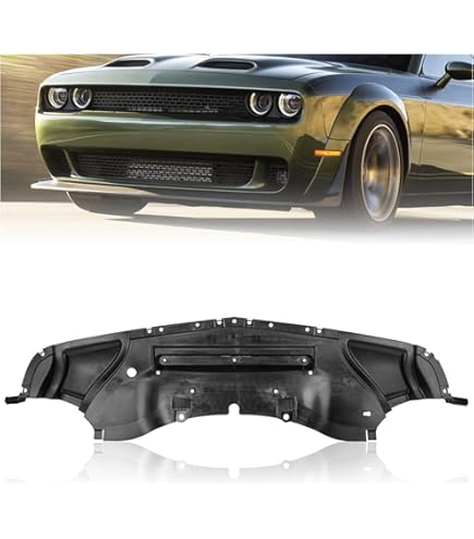 challenger ケース　madeinchallenger Amazon.com: Front Lower Engine Splash Shield Compatible with 2015