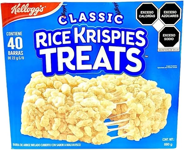 KELLOGG’S RICE KRISPIES TREATS – ORIGINAL – 31.20 OUNCES – 40 COUNT