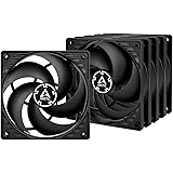 ARCTIC P12 PWM PST (5 Pack) - 120 mm Case Fan, PWM Sharing Technology (PST), Pressure-optimised, Value Pack, Very quiet motor