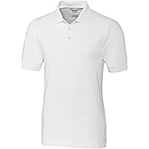 Cutter & Buck Mens 35+UPF, Short Sleeve Cotton+ Advantage Polo Shirt