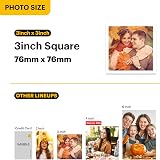 Kodak Mini 3 Retro 3x3 Portable Photo Printer 38 Sheets Bluetooth Yellow view 5