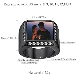 FindChic Personalized Signet Rings for Men Size 13