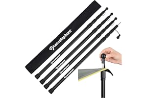 Green Elephant Camping Tarp Poles - Adjustable Aluminum Telescoping Tent Poles for Tarps, Canopy & Awning - Heavy Duty Collap