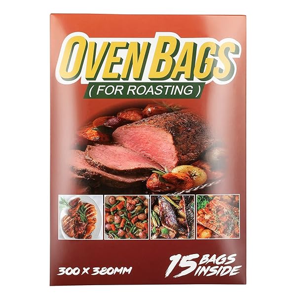 THEAKO 15COUNT COOKING ROASTING BAGS SUITABLE SIZE (12...
