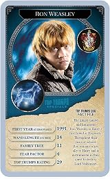 Top Trumps Harry Potter 30 Witches and Wizards Specials Card Game view 6