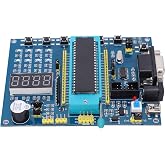 STC89C52RC MCU Development Board, 5V/3.3V Compatible | Dual Voltage Operation, MAX3232 Serial Converter, Onboard LED and Buzzer, DS18B20 &amp; IR Interface