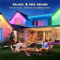 Sxlofty 32.8FT Permanent Outdoor RGB Lights,IP67