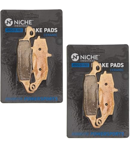 Caltric Sintered Brake Pad Set – Front & Rear For Kawasaki Vulcan 1700 Nomad VN1700C 2009-2013