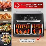 Tefal Easy Fry Dual Zone Air Fryer 8.3L 8in1 Non-Stick Black & Metal view 7