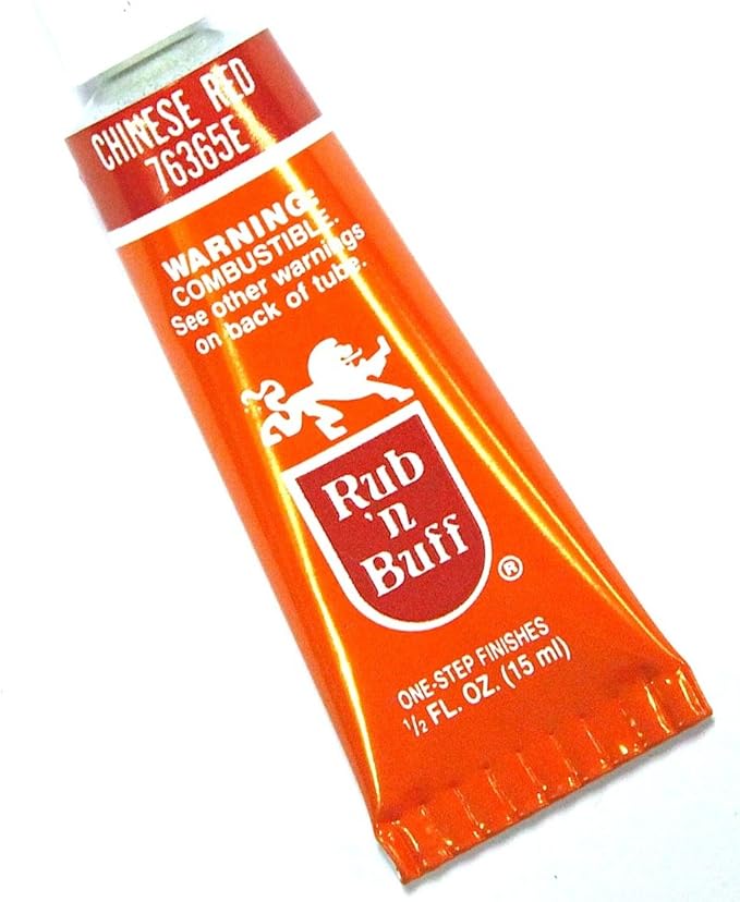 AMACO - Rub 'n Buff - Metalliclack - Chinesisch Rot: Amazon.de: Küche