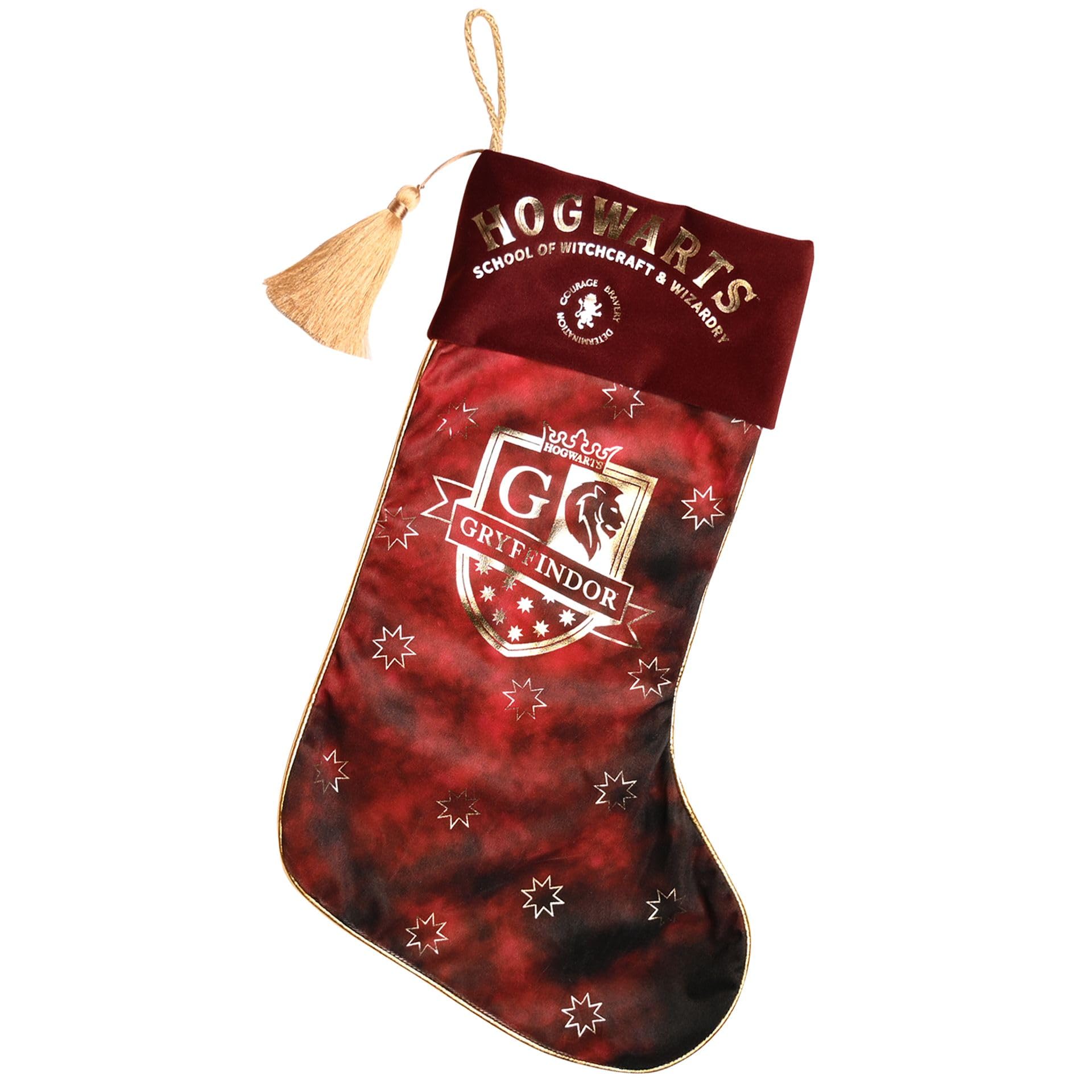 Widdop Harry Potter Gryffindor Alumni Christmas Stocking For Presents 55cm Xmas Gifts Hanging Kids Gift Red