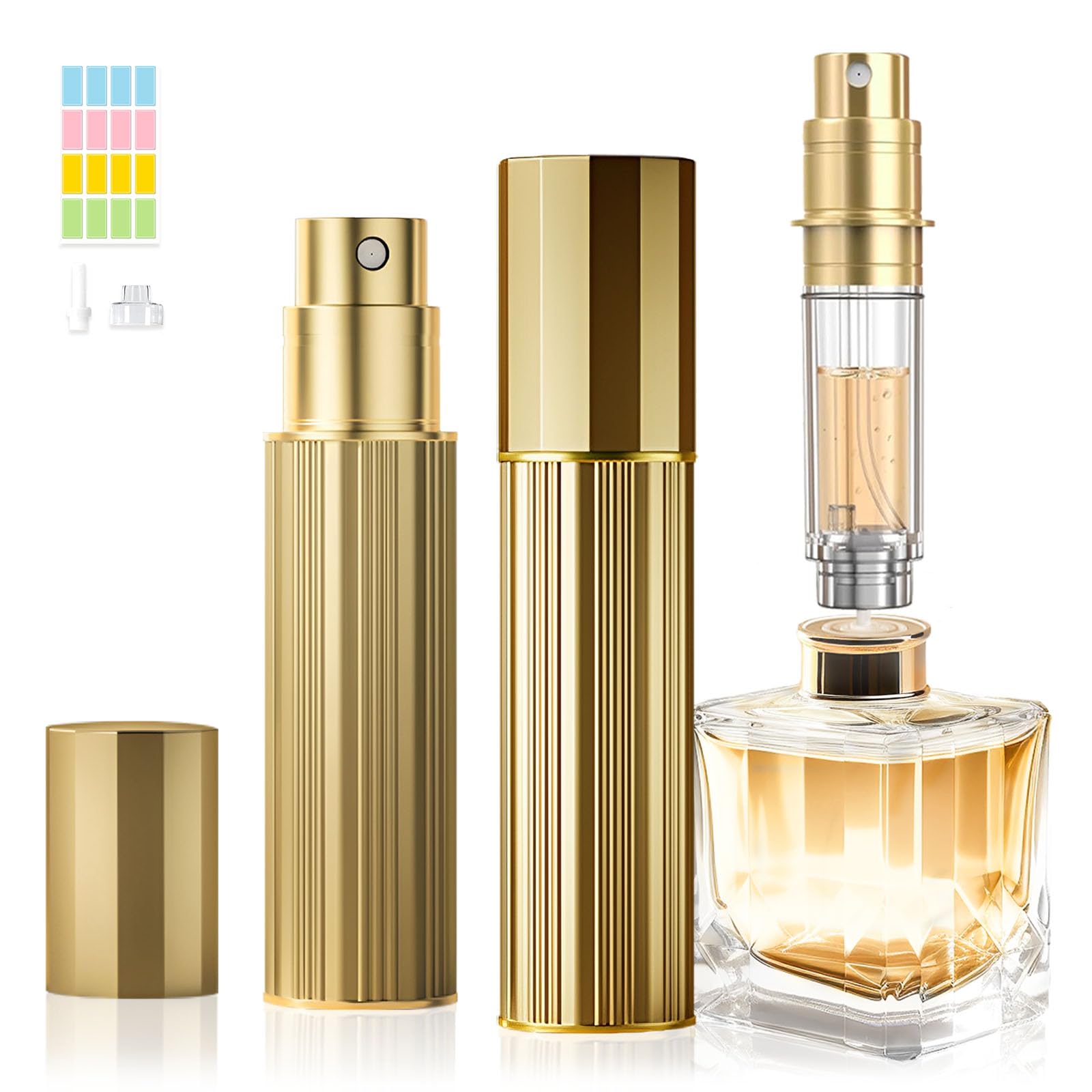 10ml Perfume Atomizer Refillable, 2Pcs 0.34oz