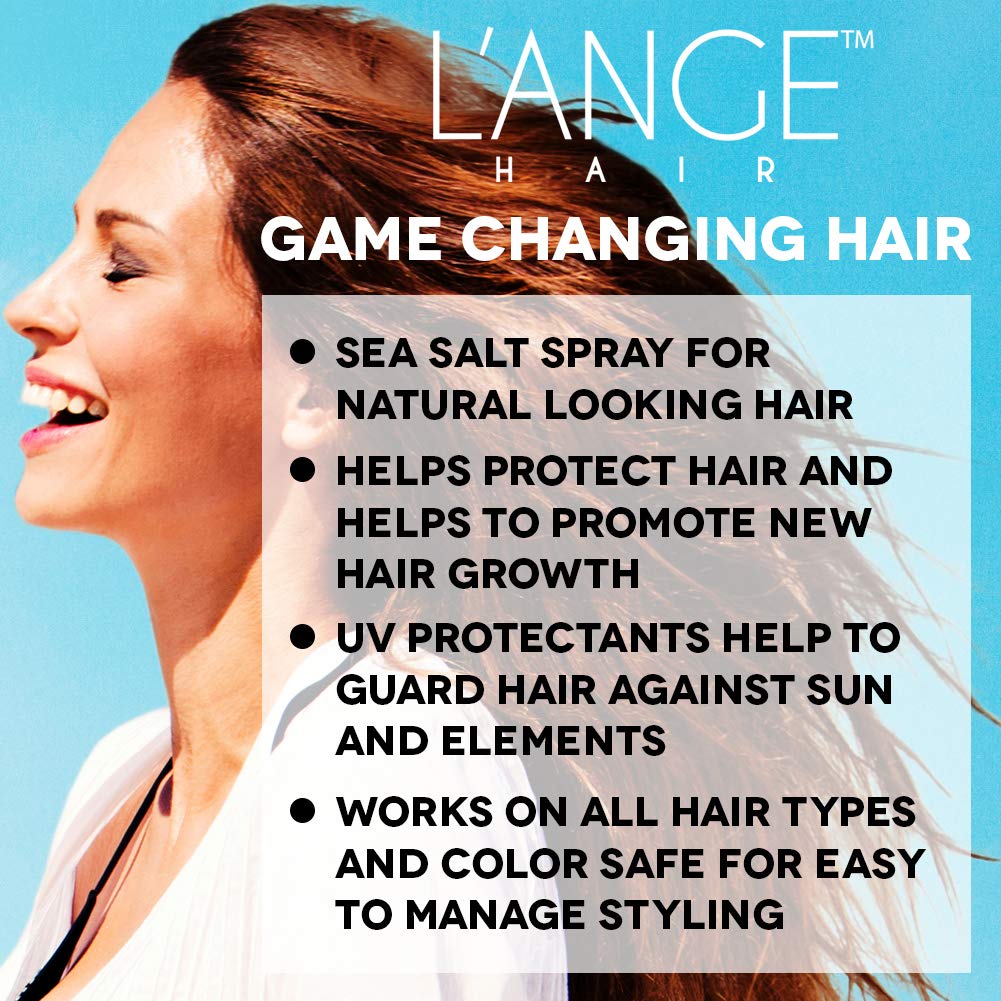 L'ange Hair Sea Salt Spray for Hair | Salt and Séa Hair Texturizing Spray to Help Improve Volume | Seasalt Texture Hairspray for Bouncy Beachy Waves & Windswept Look | Volumizing Hair Products : Beauty