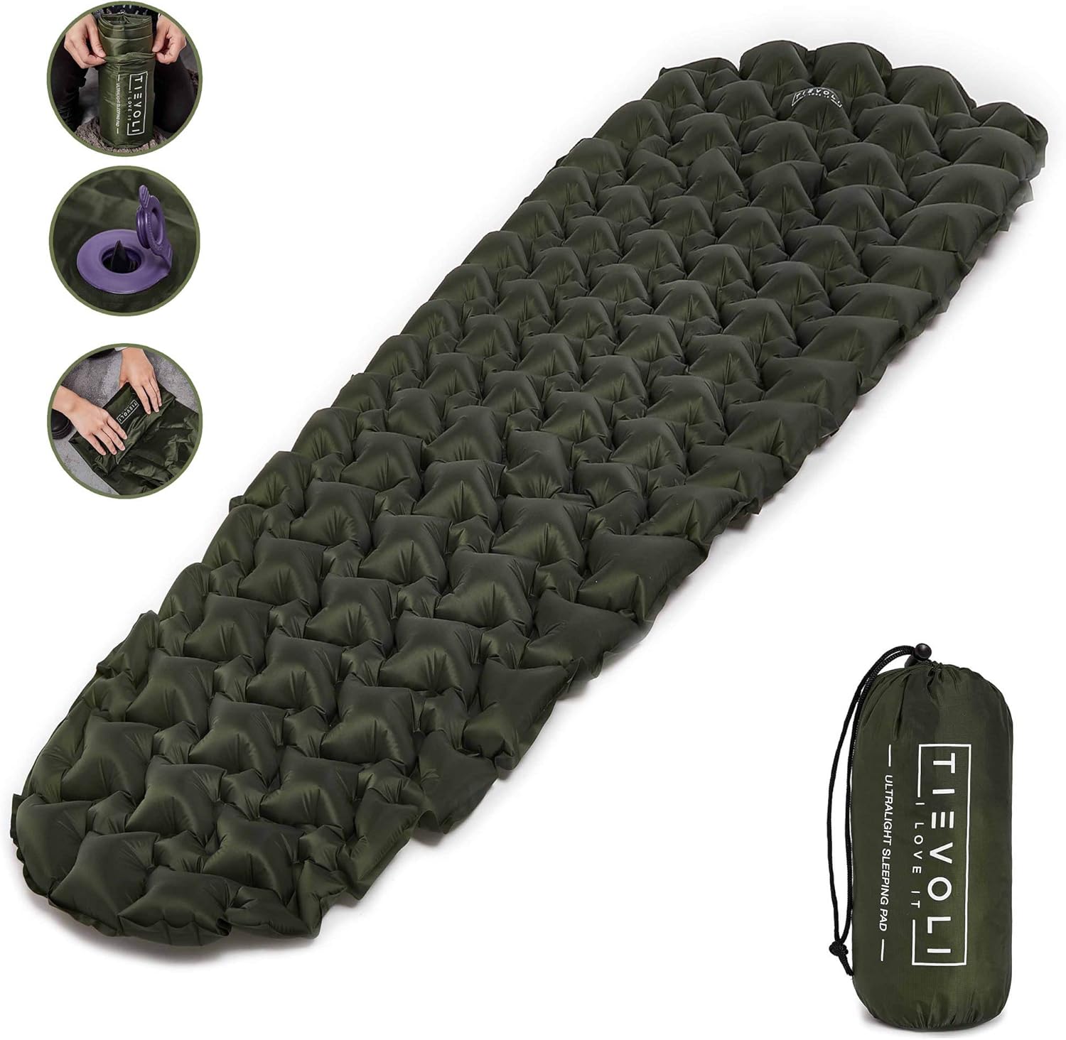 materassino leggero per il sonno per lo zaino