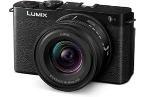 Panasonic DCS9NK Lumix S9 Full Frame Mirrorless Camera + 18-40mm F4.5-6.3 Lens, Real TIME LUT, Flexible Framing, Wi-Fi, Black