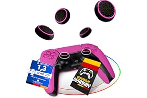 MatoSan® PS5 Controller Grip Thumbstick Accessories Silicone Caps Xbox Grip, PS4 Sticks, Xbox Controller Thump Grips Protection - Enhanced Precision & Durability PS5 Thumpstick Grips (PinkSan)