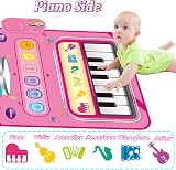 DQMOON 2 in 1 Music Mat for Kids Piano Drum Toddler Toy 1-6 Years view 2