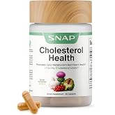 Snap Supplements Cholesterol Health, Berberine, Milk Thistle, 60 Capsules | Cholesterol Complex Supplement, Milk Thistle Silymarin, Artichoke, Garlic, Beta Sitosterol, Healthy Liver &amp; Prostate Support