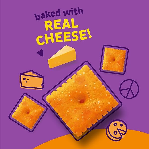 ANNIE’S ORGANIC ORIGINAL CHEDDAR SQUARES BAKED SNACK CRACKERS, MADE WITH REAL CHEESE, 11.25 OZ