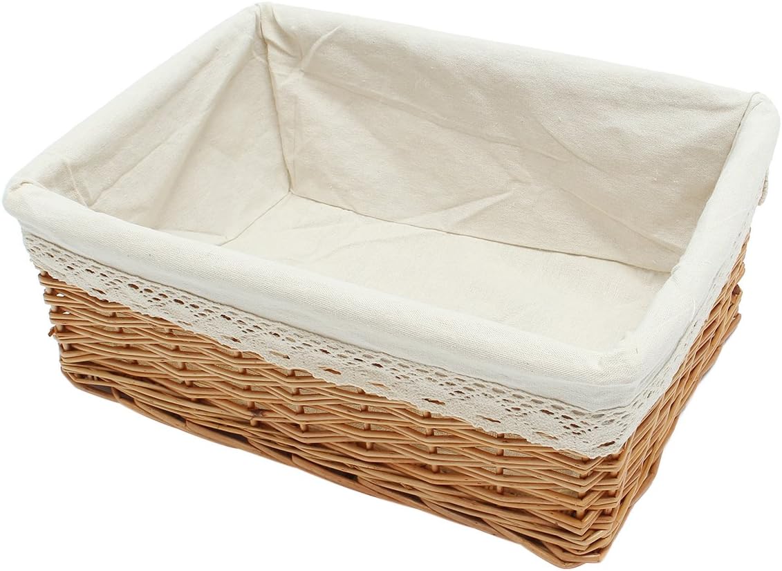 Cesta De Almacenamiento De Mimbre Para Tejer | Cuotas Sin Interés