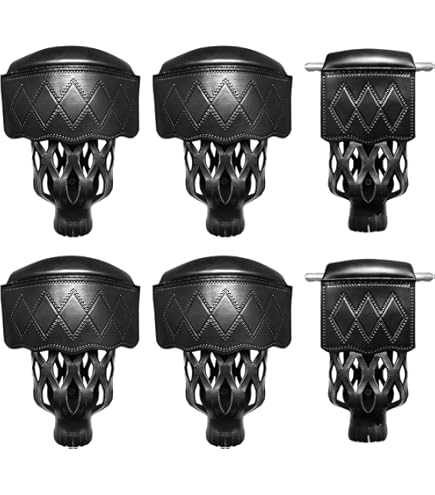 6pcs Poches de Rail de Table de Billards, Piste de Billard avec des
