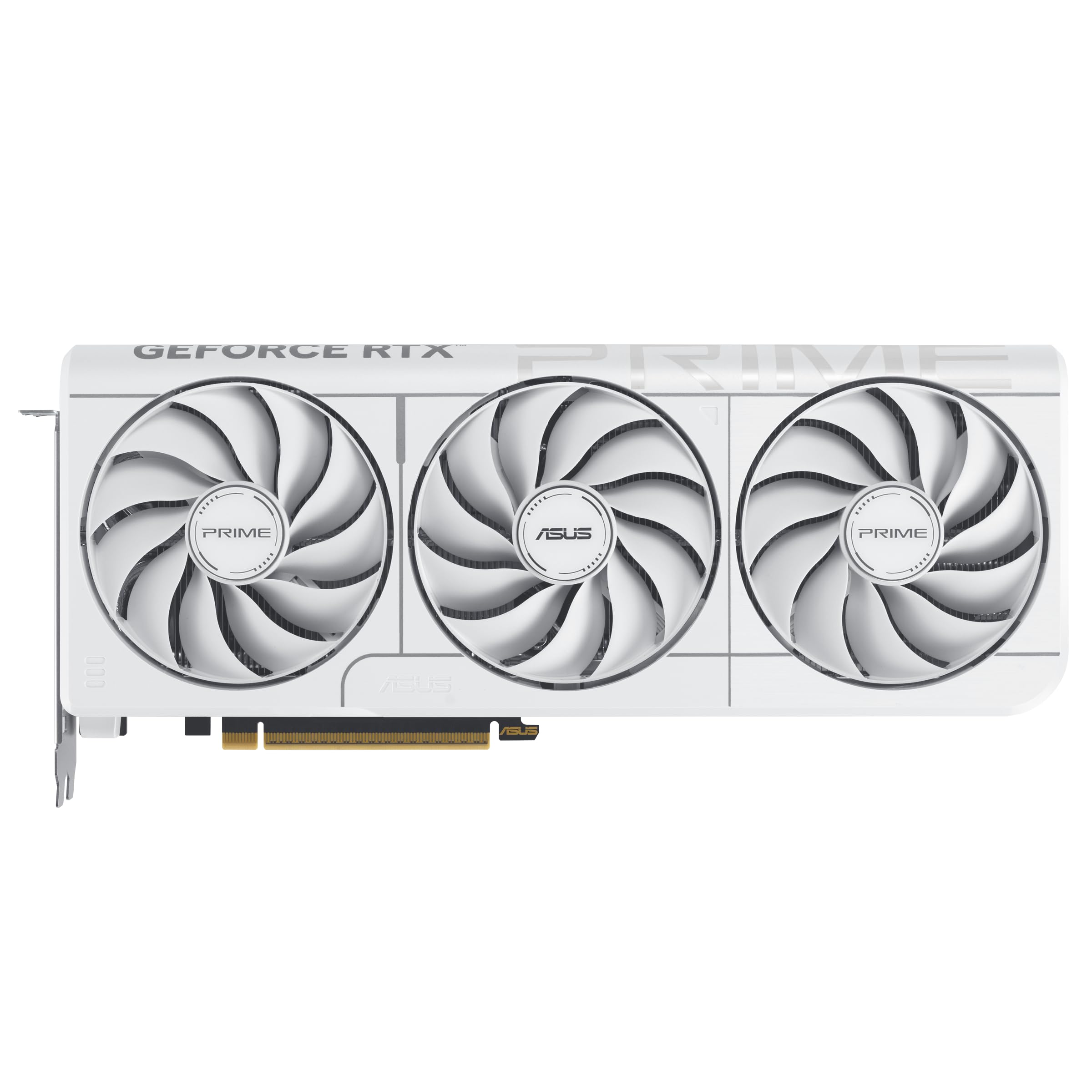 ASUS The SFF-Ready Prime GeForce RTX™ 5070 12GB GDDR7 White OC Edition Graphics Card (PCIe® 5.0, 12GB GDDR7, HDMI®/DP 2.1, 2.5-Slot, Axial-tech Fans, Dual BIOS)