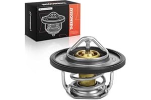 A-Premium Engine Coolant Thermostat with O-ring Compatible with Subaru Outback 2000-2017 2019, Forester 1998-2013, Impreza 19