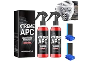 zgrdhw 2PC XTREME APC,Xtreme Apc All Purpose Degreaser Cleaner Heavy Duty Mad Xtreme Apc Multi-Purpose Xtreme Degreaser Dirt and Grease Remover for Car,Bathroom,Furniture