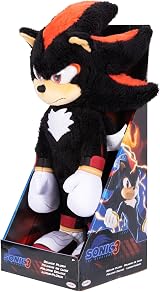 Sonic 3 Shadow Deluxe Plush by Jakks Pacific 33 cm Officially Licensed view 3