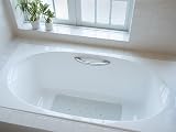 Croydex Rubagrip Bath Mat Non Slip Natural Rubber White Long Design view 2