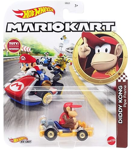 Amazon.com: Hot Wheels Mario Kart Bowser in Standard Kart : Toys