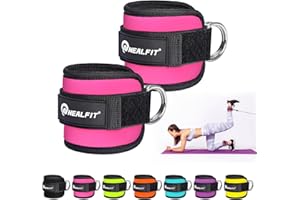 NEALFIT Ankle Strap for Cable Machine, Gym Ankle Cuff for Kickbacks, Leg Extensions, Glute Workouts, Booty Hip Abductors Exercise for Women and Men