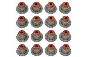 JSP MANUFACTURING Aftermarket 16 Pack Valve Stem Oil Seals for BMW 745i 745Li 545i 645Ci 550i 750Li Alpina 12-37281-01 Compatible with Victor Reinz