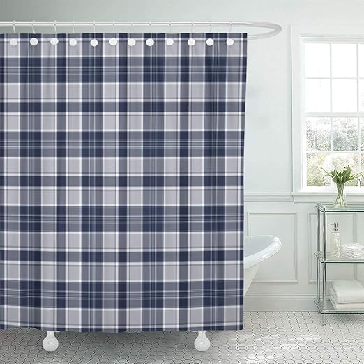 Amazon Com Abaysto Blue Grey Plaid Gray Royal Tartan Abstract