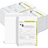 Marspark 500 PCS Key Drop Envelopes Bulk - 6 x 9 inch Night After Hours Self-Adhesive Cash Drop Off Envelopes for Auto Shop Repair & Service