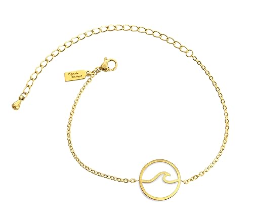Amazoncom Altitude Boutique Simple Ocean Wave Bracelet