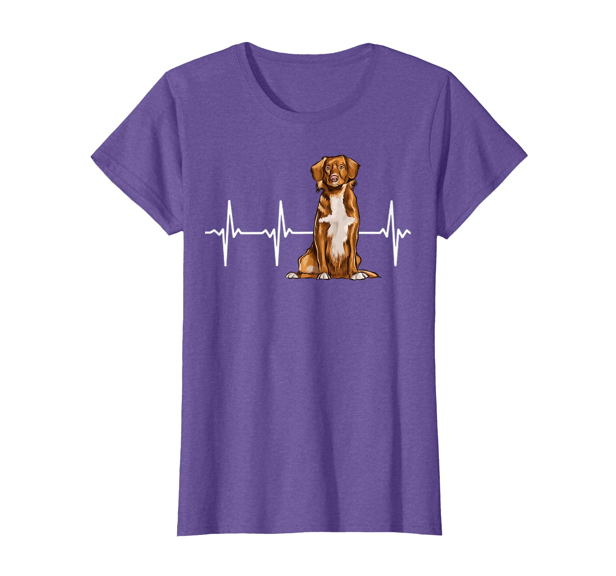 Nova Scotia Duck Tolling Retrievers Heartbeat Dog Lover T-Shirt