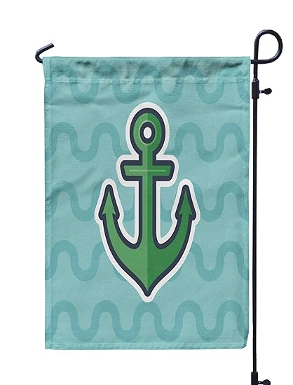 Amazon Com Jacrane Welcome Small Garden Flag 12x18 Inches Anchor