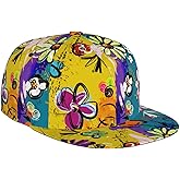 Fashion Hip Hop Style Adjustable Snapback Hat for Men and Women Sun Cap Graffiti Cap Doodle Baseball Cap Flat Bill Brim Hat