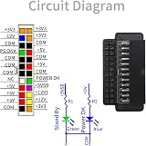 Yctze ATX 24-Pin 90 Degree Power Adapter Female to Male Right Angle Connector view 4