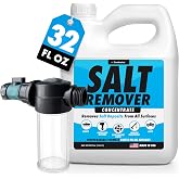 Durabasics Salt Remover Concentrate Kit - Ultimate Boat Salt Remover for Boats &amp; Marine Engine Flush - 32 OZ with Hose Applicator - Perfect for Outboard Motor Flush &amp; Washing Salt Deposits Away