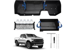 Detachable Under Seat Storage for 2019-2025 2026 Chevy Silverado/GMC Sierra 1500 2500HD 3500HD, Durable ABS Rear Underseat Or