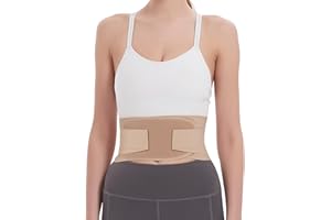 RANDY SUN Ultra Thin Back Brace, Lightweight Breathable for Women & Men, Invisible Lumbar Support Belt for Lower Back Pain Re
