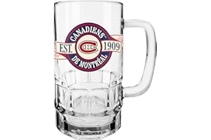 Inglasco NHL Montreal Canadiens Banner Beer Stein Mug with Handle, 18-Ounce