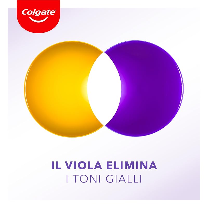 Dentifricio Sbiancante Max White Purple Reveal 4 Confezioni da 75 ml I Per Denti Bianchi I Sicuro Per Lo Smalto I Contiene Fluoro I Sbiancamento denti I Bianco naturale