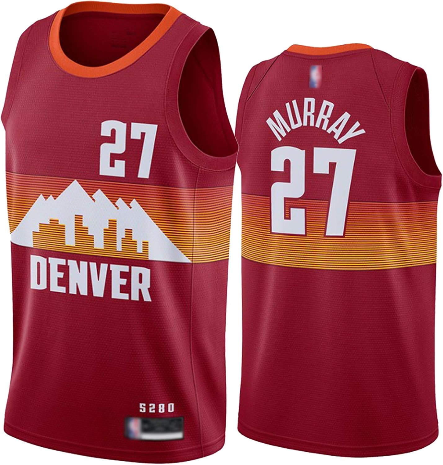 ZCGY Jamal Murray Jersey Denver Nuggets, 2021 Season Boys Basketball Jersey Vest Swingman Black