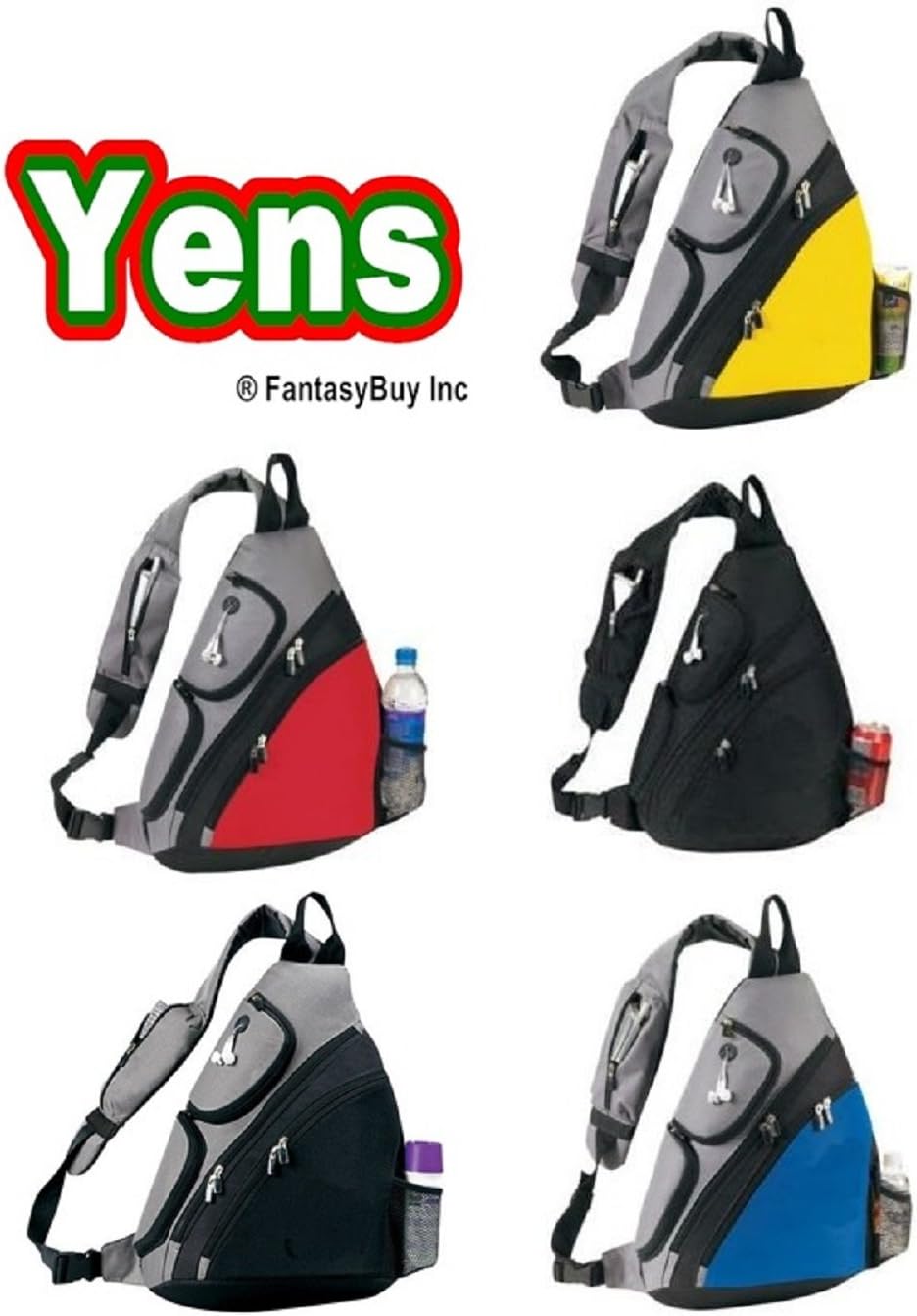 Yens Fantasybag Urban Sport Sling Pack, SB-6826