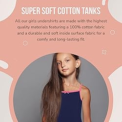 Buyless Fashion Girls Tank Tops - Sleeveless Cami