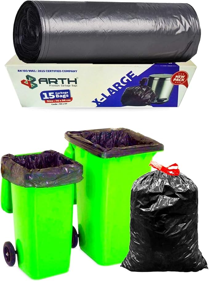 Buy Sjeware Arth Garbage Bags Size Extra Large (76 X 94 in) (76 X 94 cm
